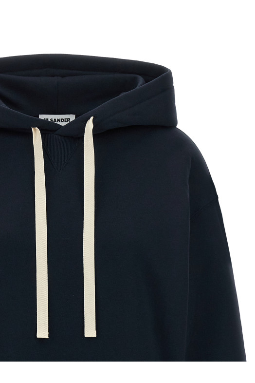 Толстовка с капюшоном «Jil Sander», синяя J02GU0123J20128402