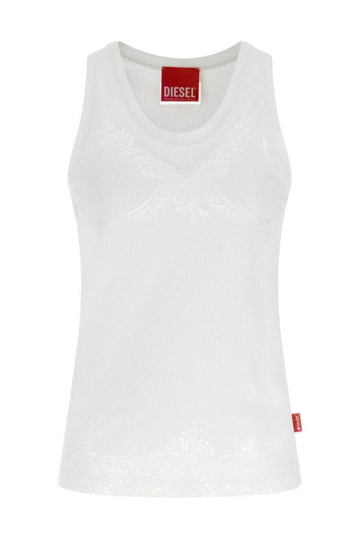Diesel x Tinder 'Pr-T-Anki-Lace-R' tank top White