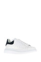 White leather sneakers with dark blue suede heel ALEXANDER MCQUEEN (553680WIAI3)