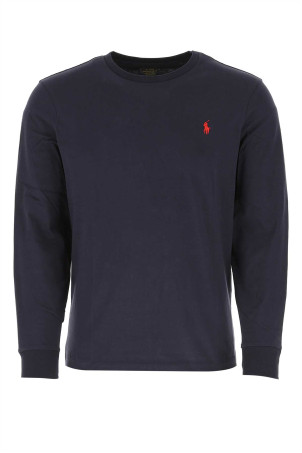 Navy blu cotton t-shirt POLO RALPH LAUREN (710671468)