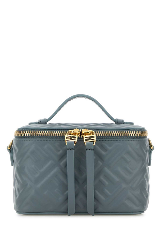 Кожаная сумочка Fendi Vanity цвета «лазурный синий» FENDI (8BS108AAJD)