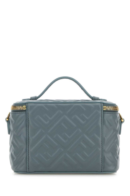 Кожаная сумочка Fendi Vanity цвета «лазурный синий» FENDI (8BS108AAJD)