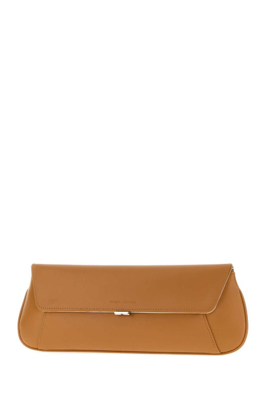 Клатч Ami из верблюжьей кожи от AMINA MUADDI (AMICLUTCHBAG)