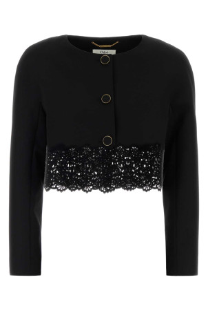 Black wool blazer CHLOE (CH26AVE24067)