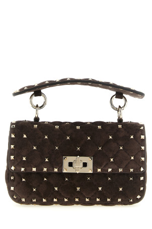 Valentino Garavani 'Rockstud Spike' shoulder bag Brown