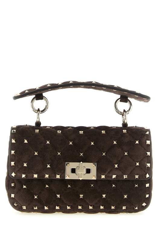 Сумка через плечо Valentino Garavani «Rockstud Spike», коричневая W2B0123KQQ0TO
