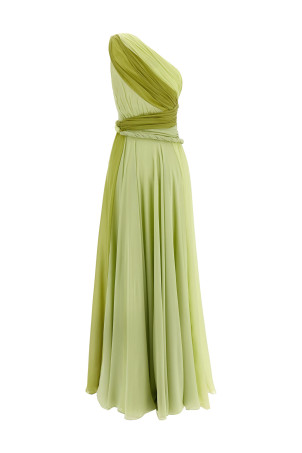 Torchon dress Green