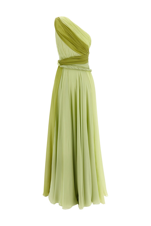 Torchon dress Green