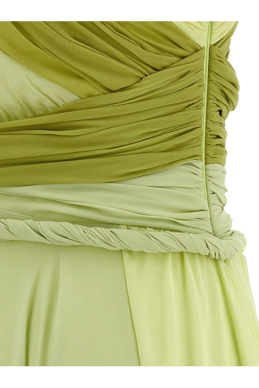 Torchon dress Green