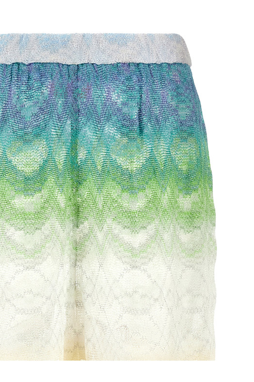 Брюки из вискозы с ламе и теневыми эффектами, разноцветные MISSONI MC25SI01BR014HSM9X1