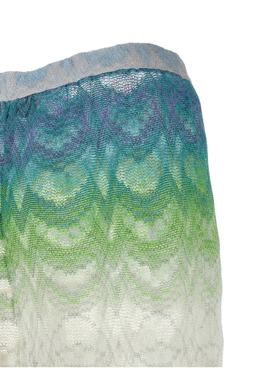 Брюки из вискозы с ламе и теневыми эффектами, разноцветные MISSONI MC25SI01BR014HSM9X1