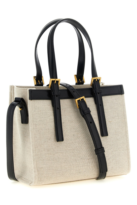 'Rivière' mini shopping bag Beige