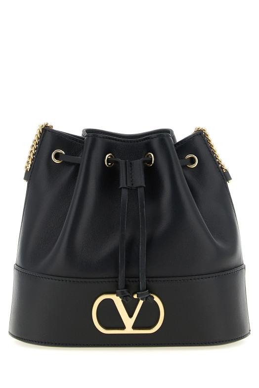 Valentino Garavani «VLogoSignature» мини-сумка-ведро, черная W2P0T83AWD0NO