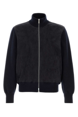 Navy blue wool cardigan SALVATORE FERRAGAMO (145330791048)