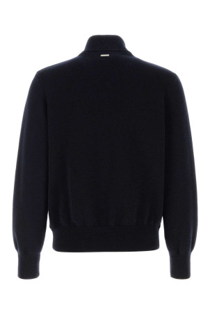 Navy blue wool cardigan SALVATORE FERRAGAMO (145330791048)