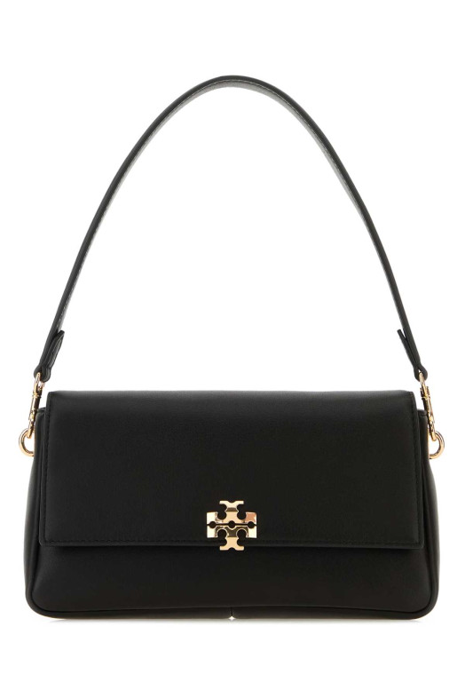Черная кожаная небольшая сумка через плечо Charlie от TORY BURCH (180725)