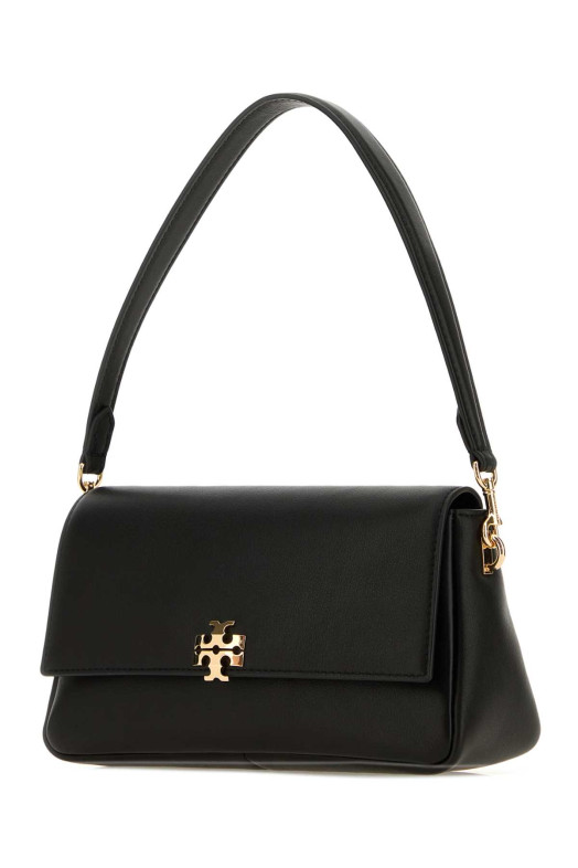 Черная кожаная небольшая сумка через плечо Charlie от TORY BURCH (180725)