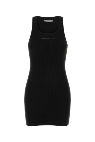 Black stretch nylon mini dress ALEXANDER WANG (1KC3266024)