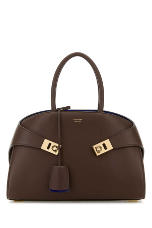 Brown leather small Hug handbag SALVATORE FERRAGAMO (215608771867)