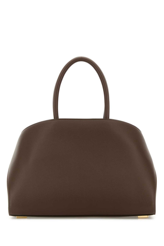 Небольшая кожаная сумочка Hug коричневого цвета от SALVATORE FERRAGAMO (215608771867)