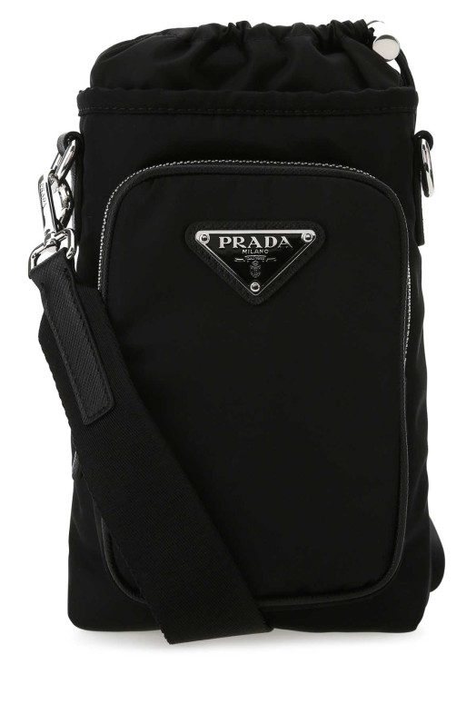 Black Re-Nylon phone caso Black PRADA (2ZH1552DMI)