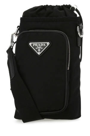 Black Re-Nylon phone caso Black PRADA (2ZH1552DMI)