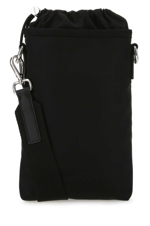Black Re-Nylon phone caso Black PRADA (2ZH1552DMI)