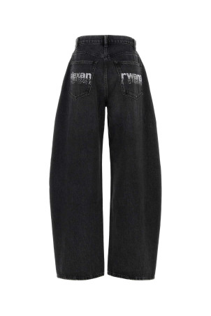 Black denim wide-leg jeans Black ALEXANDER WANG (4DC1264112)