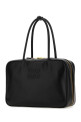 Черная кожаная сумочка MIU MIU (5BB117VMON2CRW)