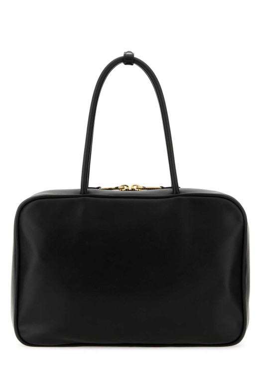 Черная кожаная сумочка MIU MIU (5BB117VMON2CRW)