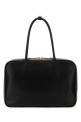 Черная кожаная сумочка MIU MIU (5BB117VMON2CRW)