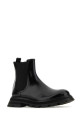 Черные кожаные ботильоны Black ALEXANDER MCQUEEN (757487WIDU1)