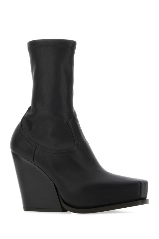 Черные ботинки-лодочки «Cowboy» на низком каблуке, черные, STELLA McCARTNEY (810134W1CV0)