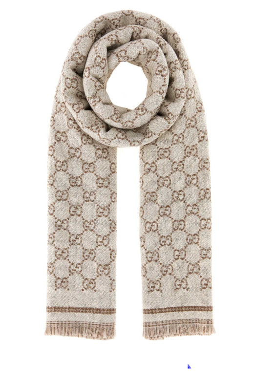 Шарф из шерсти с вышивкой GUCCI (8390353GAMQ)