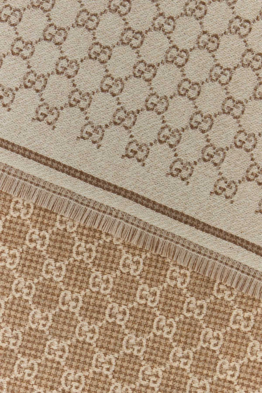 Шарф из шерсти с вышивкой GUCCI (8390353GAMQ)
