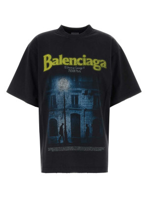 Slate cotton t-shirt Multicolor BALENCIAGA (871733TUVO6)