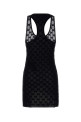 Midnight blue viscose blend dress Black GUCCI (875548XKFMR)