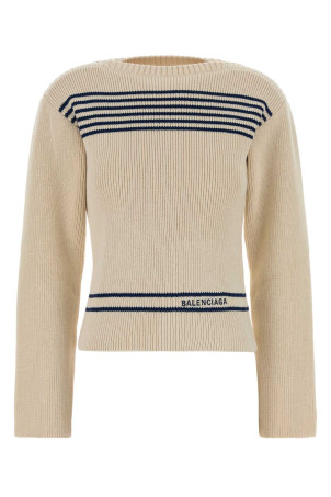 Sand cotton sweater BALENCIAGA (876806T3461)