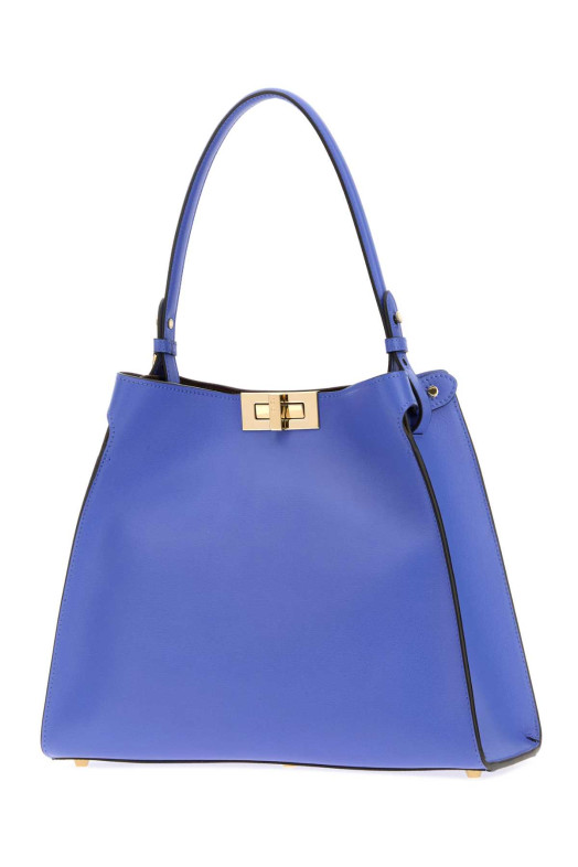 Blue leather medium Fendi Way handbag FENDI (8BN368AWPF)