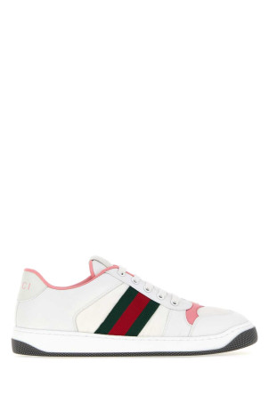 White fabric Screener sneakers GUCCI (A000MWFAGAU)