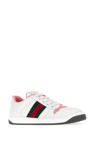White fabric Screener sneakers GUCCI (A000MWFAGAU)