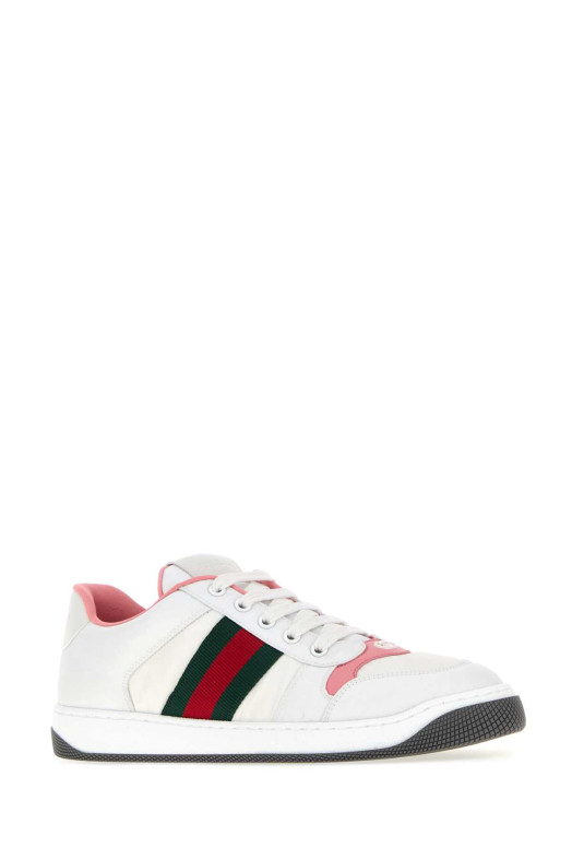 White fabric Screener sneakers GUCCI (A000MWFAGAU)