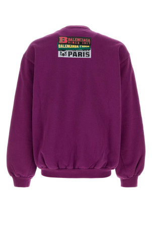 Purple cottons sweatshirt BALENCIAGA (A001VTTUVR3)