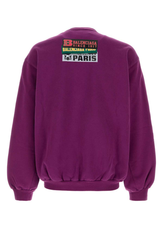 Purple cottons sweatshirt BALENCIAGA (A001VTTUVR3)