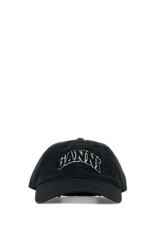 Slate cotton baseball cap GANNI (A6900)