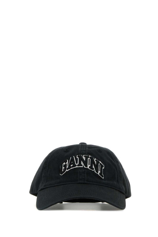 Slate cotton baseball cap GANNI (A6900)