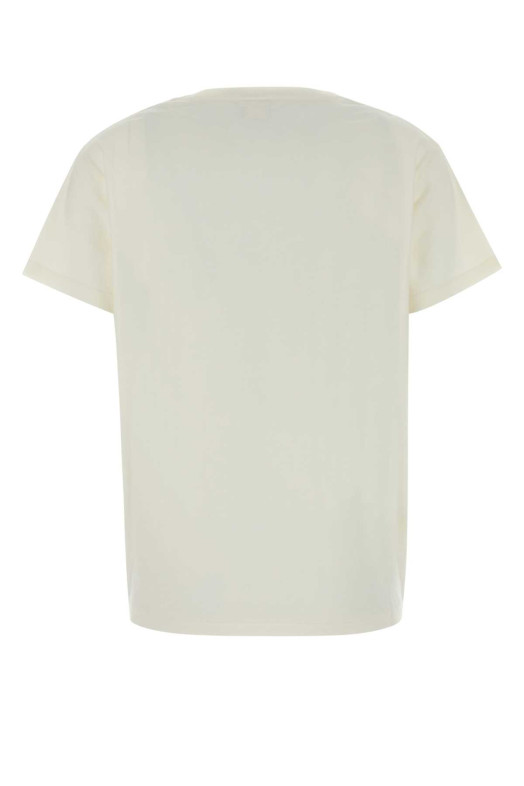 White cotton t-shirt Beige CHLOE (CH26AJH41880)