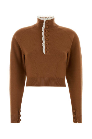 Caramel wool sweater CHLOE (CH26AMP01600)