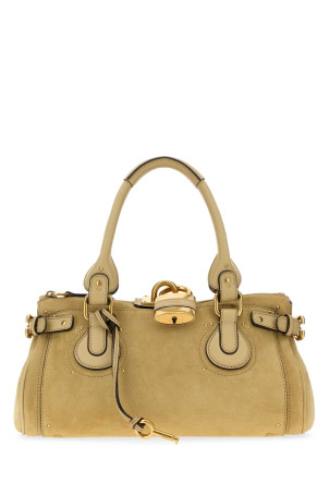 Mustard suede Paddington shopping bag CHLOE (CH26AS802S77)