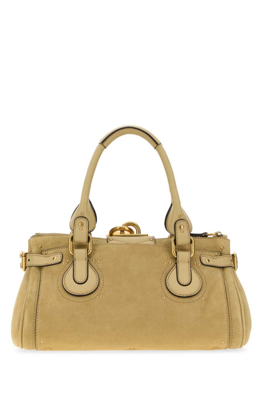 Mustard suede Paddington shopping bag CHLOE (CH26AS802S77)